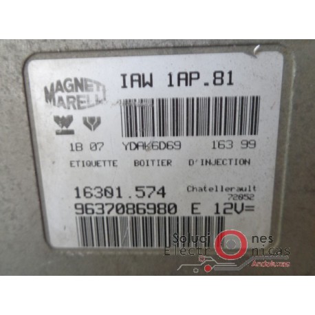 IAW 1AP.81 ECU CENTRALITA MOTOR PEUGEOT 206