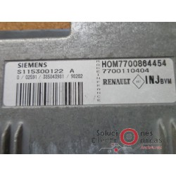 S115300122-A ECU CENTRALITA MOTOR RENAULT MEGANE