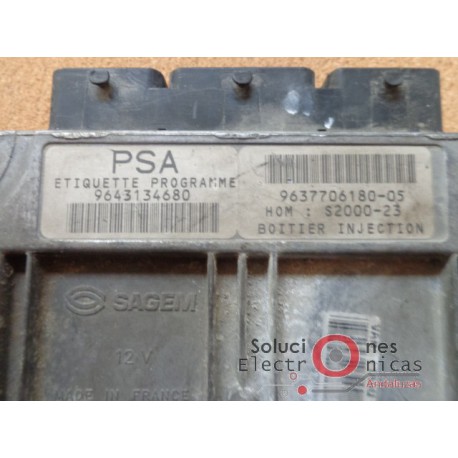 21646087-4 ECU CENTRALITA MOTOR PEUGEOT 206 1.4 XS