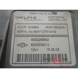 DDCR-80996A (R0410B020A) ECU CENTRALITA MOTOR RENAULT MEGANE II 1.5 DCI